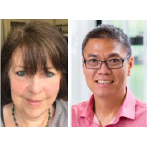 Photographs of Prof Cathy Abbott and Prof Richard Chin