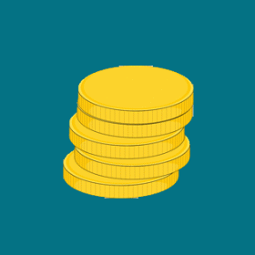 Cartoon image of money