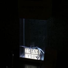 photograph of suggestion box exhibit